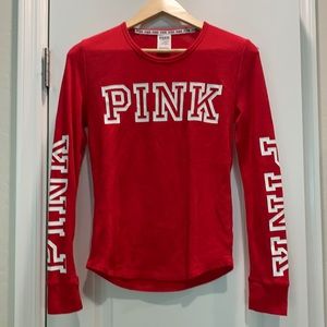 PINK VICTORIA’S SECRET BRAND NEW SIZE S/P THERMAL LONG SLEEVE TOP